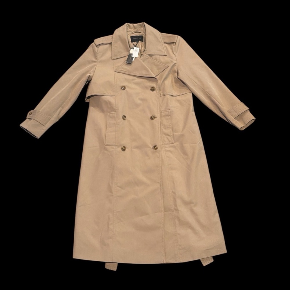 Banana Republic Double-Breasted Tan‎ Trench Coat